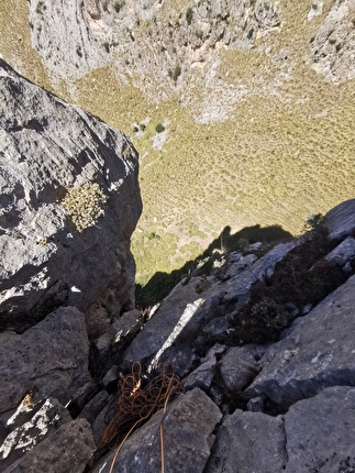 Pizzo Lungo Sicilia Massimo Flaccavento - Salendo lo Spigolo NO del Pizzo Lungo in Sicilia