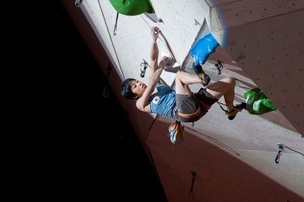 Lead World Cup 2012 - Imst, Austria: Momoka Oda climbing to victory