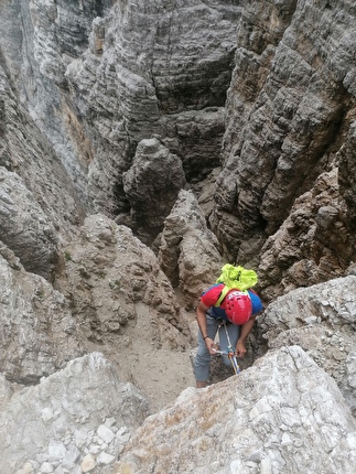 Tre Cime di Lavaredo, Dolomiti, Christian Bickel, Micha Rinn - Tre Cime Concatenamento Integrale - Skyline Traverse (Micha Rinn, Christian Bickel 23/24/07/2024)