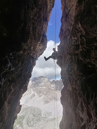 Tre Cime di Lavaredo, Dolomiti, Christian Bickel, Micha Rinn - Tre Cime Concatenamento Integrale - Skyline Traverse (Micha Rinn, Christian Bickel 23/24/07/2024)