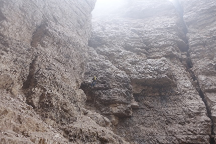 Tre Cime di Lavaredo, Dolomiti, Christian Bickel, Micha Rinn - Tre Cime Concatenamento Integrale - Skyline Traverse (Micha Rinn, Christian Bickel 23/24/07/2024)