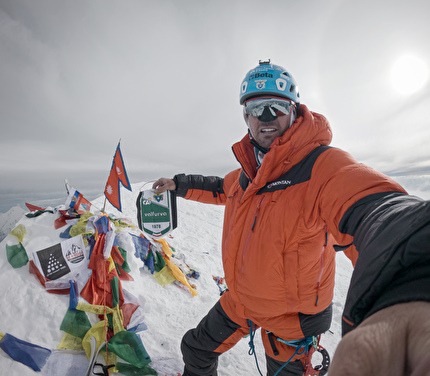 K2 70 - K2 70: selfie di Federico Secchi, solo in vetta il 29/07/2024. Sono ormai la 18 è ora di scendere