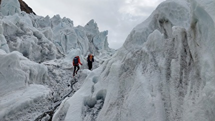 K2 70 - K2 70: la seraccata prima di campo base avanzato