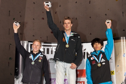 Lead World Cup 2012 - Imst, Austria: Jakob Schubert, Jorg Verhoeven, Sachi Amma