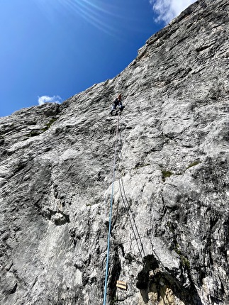 Aperta al Monte Ciarido nelle Marmarole (Dolomiti) la Via Giannina
