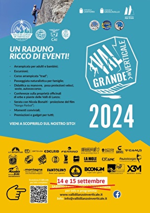 Vallone de Sea - Nel weekend del 14 e 15 settembre 2024 si terrà il raduno di arrampicata ed escursionismo 'Val Grande in Verticale’ nel Vallone di Sea e in Val Grande di Lanzo.