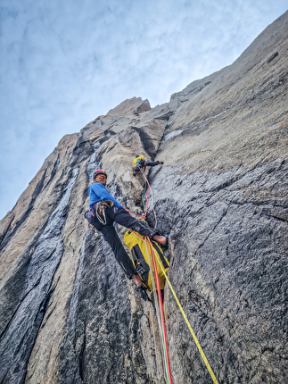 Odissea Borealis, Greenland, Matteo Della Bordella, Alex Gammeter, Silvan Schüpbach, Symon Welfringer - The first ascent of 'Odissea Borealis' on the NW Face of Drøneren in Greenland (Matteo Della Bordella, Alex Gammeter, Silvan Schüpbach, Symon Welfringer, summer 2024)