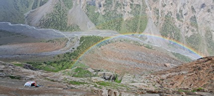 Pamir Pyramid, Karavshin valley, Ak-su, Pamir Alai, Kyrgyzstan, Papa Ionut, Alex Manoliu - Pamir Rainy Avenue on Pamir Pyramid, Karavshin, Ak-su: 