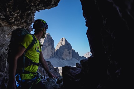 Via Ferrata Monte Paterno De Luca - Innerkofler, Tre Cime di Lavaredo, Dolomiti - Via Ferrata De Luca - Innerkofler al Monte Paterno, Tre Cime di Lavaredo, Dolomiti