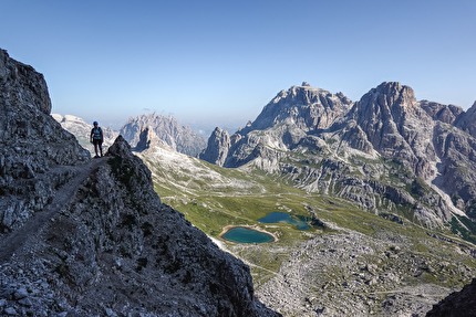 Via Ferrata Monte Paterno De Luca - Innerkofler, Tre Cime di Lavaredo, Dolomiti - Via Ferrata De Luca - Innerkofler al Monte Paterno, Tre Cime di Lavaredo, Dolomiti