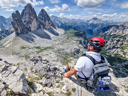 Via Ferrata Monte Paterno De Luca - Innerkofler, Tre Cime di Lavaredo, Dolomiti - Via Ferrata De Luca - Innerkofler al Monte Paterno, Tre Cime di Lavaredo, Dolomiti