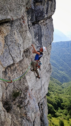 Val d'Astico arrampicata - Monte Campolongo, Val d'Astico