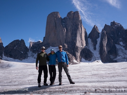 Mount Asgard, Baffin Island - Sensory Overload (1200m, 5.11+, A1) up the NW Face of the South Tower of Mount Asgard, Baffin Island first ascended by Ines Papert, Jon Walsh and Joshua Lavigne from 24 - 26/07/2012