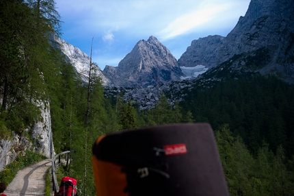 Blaueisgletscher - Boulder al Blaueisgletscher, Berchtesgarden, Germania