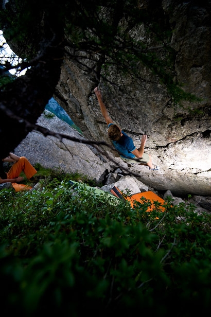 Blaueisgletscher - Bouldering at the Blaueisgletscher, Berchtesgarden, Germany