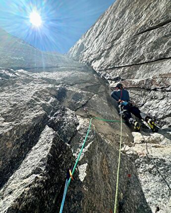 Divine Providence, Monte Bianco, François Cazzanelli, Giuseppe Vidoni - Divine Providence (Monte Bianco) in giornata per François Cazzanelli e Giuseppe Vidoni (25/07/2024)