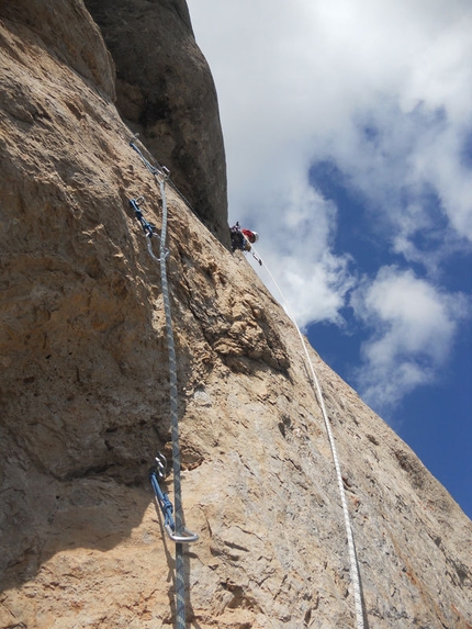 Pilastro Parmenide - Cima dell'Auta Orientale, Dolomites - 