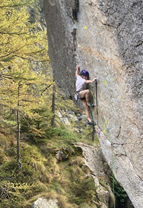 James Pearson - James Pearson si aggiudica la prima ripetizione di 'Shikantaza' in Valle dell’Orco, settembre 2024