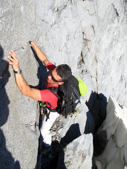 150 anniversary of Picco Glorioso - Monte Disgrazia - Michele Comi close to Passo di Mello