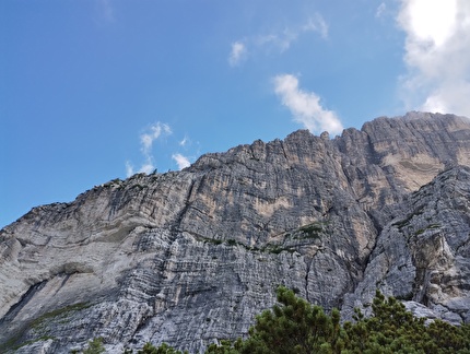 Via Decima, Pala delle Masenade, Moiazza, Dolomites - Via Decima, Pala delle Masenade, Moiazza, Dolomites