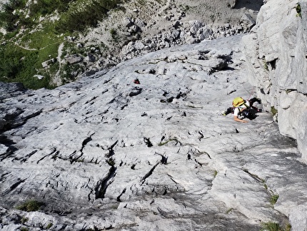 Via Decima, Pala delle Masenade, Moiazza, Dolomites - Via Decima, Pala delle Masenade, Moiazza, Dolomites