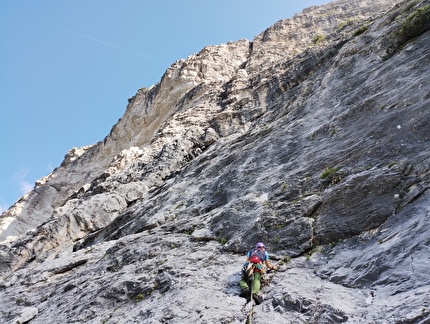 Via Decima, Pala delle Masenade, Moiazza, Dolomites - Via Decima, Pala delle Masenade, Moiazza, Moiazza, Dolomites