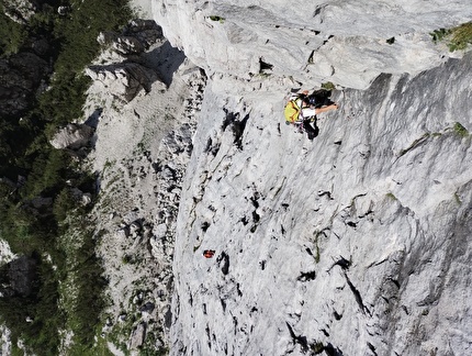 Via Decima, Pala delle Masenade, Moiazza, Dolomites - Via Decima, Pala delle Masenade, Moiazza, Dolomites