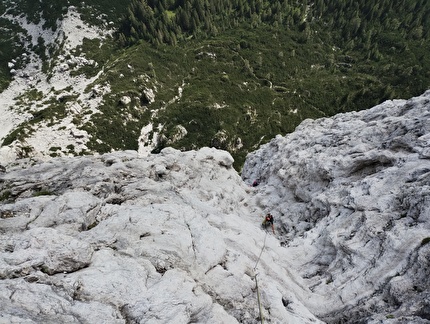 Via Decima, Pala delle Masenade, Moiazza, Dolomites - Via Decima, Pala delle Masenade, Moiazza, Dolomites
