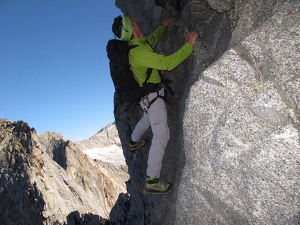 150 anni prima salita del Picco Glorioso - Monte Disgrazia - Arrampicata sulla cresta di Pioda