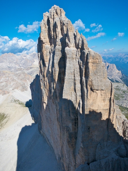 Catherine Destivelle in solitaria alla Cima Grande di Lavaredo