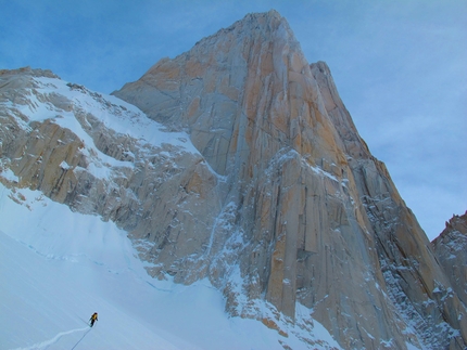 Fitz Roy new route attempt by Michael Lerjen-Demjen and Jorge Ackermann