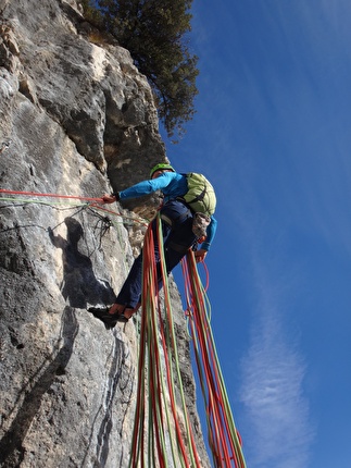 Monte Cimo, Brentino, Val d'Adige, Daniel Ferrari, Cristina Oldrati, Matteo Rivadossi - S3 di 'Z di Zorro' alle Pale Basse, Monte Cimo