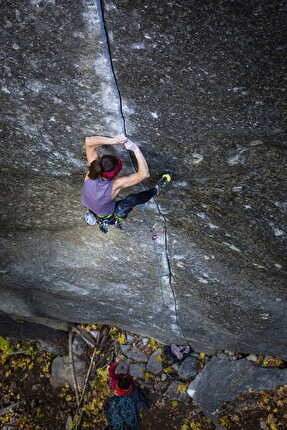 Barbara Zangerl - Barbara Zangerl su 'Magic Line' in Yosemite, ottobre 2024