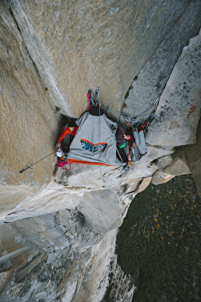 Freerider, El Capitan, Yosemite, Jacopo Larcher, Barbara Zangerl - Barbara Zangerl e Jacopo Larcher salgono 'Freerider' su El Capitan, Yosemite, novembre 2024