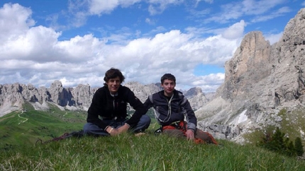 Via Africa, Torre delle Mesules Est, Dolomiti - Martin Dejori e Alex Walpoth