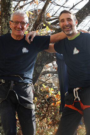 Campambiardo, Val di Susa - During the celebration of  rebolting the Campambiardo crag, Val di Susa, carried out by Rock Care