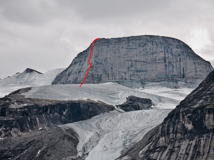 Isola di Baffin - Isola di Baffin 2012: Levi is coming (6b, 420m Eneko Pou, Iker Pou, Hansjörg Auer) Mount Cook Northeast Pillar, Perfection Valley