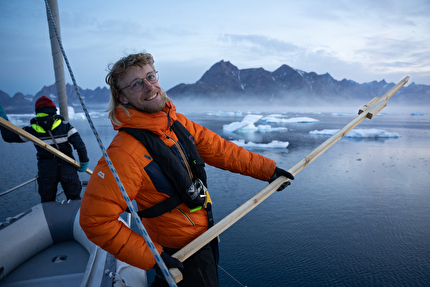 Martin Feistl - Martin Feistl climbing in Greenland, summer 2023