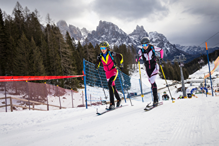 Campionato Italiano di Scialpinismo Sprint 2025 - Giorgia Pollini e Tesesa Schivalocchi, Campionato Italiano di Scialpinismo Sprint 2025 a San Martino di Castrozza