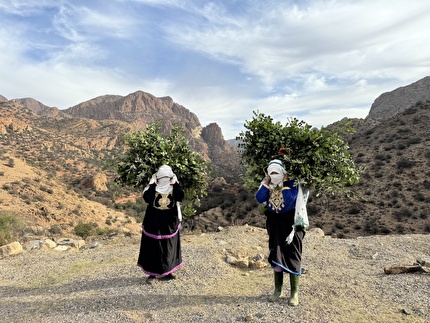 Arrampicata in Marocco, Fay Manners, Daniel Coquoz - Fay Manners in arrampicata in Marocco