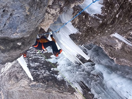 Val di Enghe, Christian Casanova, Marco Ronchi, Lorenzo Zanella - The first ascent of ‘I 3 Orchi’ in Val di Enghe (Christian Casanova, Marco Ronchi, Lorenzo Zanella 01/2025)