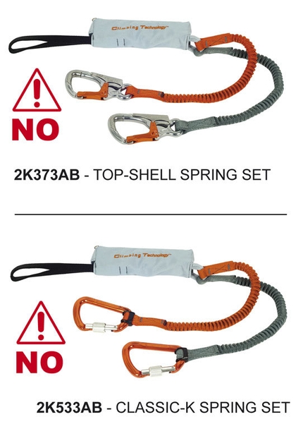 Precautionary recall of via ferrata sets Climbing Technology