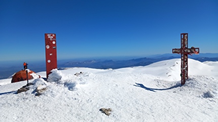 Monte Amaro Maiella scialpinismo - Monte Amaro Maiella: la Rava della Giumenta Bianca, la classica gita di scialpinismo della Maiella