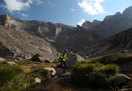 USA Climbing Trip - Avvicinamento alla parete Est di The Diamond