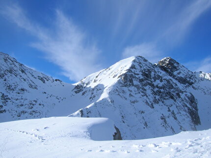 Pian Benot, Val di Viù, Valli di Lanzo - Antecima della Punta Lunella vista da Pala Rusà, Pian Benot in Val di Viù (Valli di Lanzo)