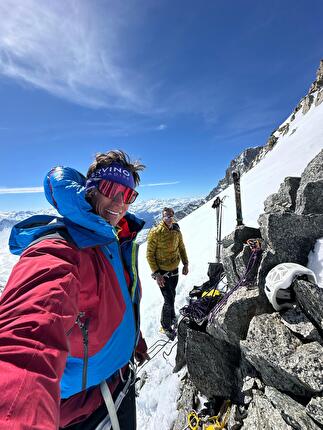 Mont Greuvettaz, Mont Blanc, François Cazzanelli, Giuseppe Vidoni - The first ascent of 'Combo' on Mont Greuvetta, Mont Blanc (François Cazzanelli, Giuseppe Vidoni 10/04/2025)