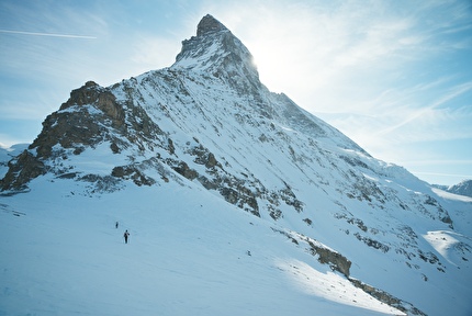 Eiger, Matterhorn, Grandes Jorasses, Benjamin Védrines, Léo Billon - Matterhorn Schmid Route (Benjamin Védrines, Léo Billon 09/04/2025)