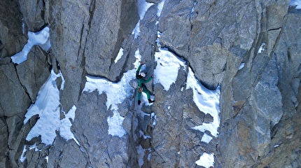 Eiger, Matterhorn, Grandes Jorasses, Benjamin Védrines, Léo Billon - Grandes Jorasses 'Colton-McIntyre' (Benjamin Védrines, Léo Billon 11/04/2025)