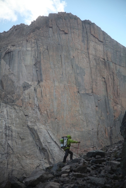 USA Climbing Trip - Sotto la parete E del Longs Peak