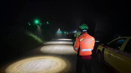 Soccorso Alpino e Speleologico  - Addestramento del Soccorso Alpino a Claut (FVG) con droni e AI